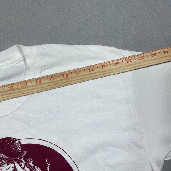 VTG Shirt Men Size Large‎ White Double Side Print LYONS PUB MINNEAPOLIS Y2K - Picture 6 of 9